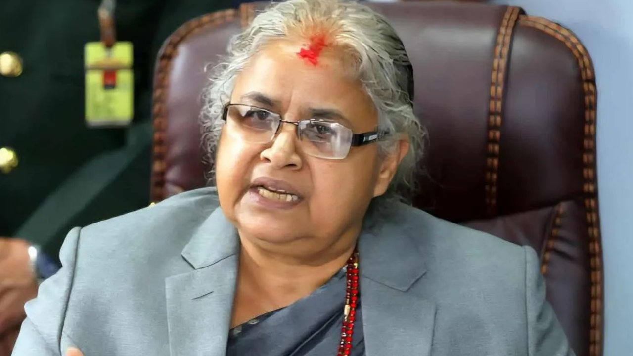নেপালে শাসনব্যবস্থা পরিবর্তনের ম্যান্ডেট অন্তর্বর্তী সরকারের নেই: সুশীলা কার্কি